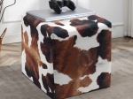 ΣΚΑΜΠΩ MILKY MEGAPAP ΥΦΑΣΜΑΤΙΝΟ ΧΡΩΜΑ ΚΑΦΕ - ΛΕΥΚΟ 40X40X40ΕΚ.