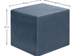 ΣΚΑΜΠΩ APRIL MEGAPAP ΒΕΛΟΥΔΙΝΟ ΧΡΩΜΑ ΑΝΘΡΑΚΙ 40X40X40ΕΚ.