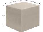ΣΚΑΜΠΩ APRIL MEGAPAP ΒΕΛΟΥΔΙΝΟ ΧΡΩΜΑ ΜΠΕΖ 40X40X40ΕΚ.