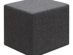 ΣΚΑΜΠΩ LINDA MEGAPAP ΥΦΑΣΜΑΤΙΝΟ ΧΡΩΜΑ ΑΝΘΡΑΚΙ 40X40X40ΕΚ.