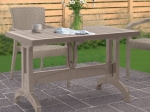ΤΡΑΠΕΖΙ ΠΟΛΥΠΡΟΠΥΛΕΝΙΟΥ CALLAN MEGAPAP ΧΡΩΜΑ CAPPUCCINO 120X70X73ΕΚ.