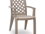 ΠΟΛΥΘΡΟΝΑ ΠΟΛΥΠΡΟΠΥΛΕΝΙΟΥ KIRA MEGAPAP ΧΡΩΜΑ CAPPUCCINO 58X52X87ΕΚ.