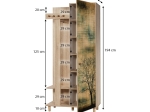 ΕΠΙΠΛΟ ΕΙΣΟΔΟΥ SOHO MEGAPAP ΧΡΩΜΑ SONOMA 90X36X194ΕΚ.