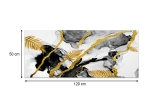 ΠΙΝΑΚΑΣ ΣΕ ΚΑΜΒΑ "ABSTRACT GOLDEN DREAM" MEGAPAP ΨΗΦΙΑΚΗΣ ΕΚΤΥΠΩΣΗΣ 120X50X3ΕΚ.