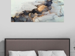 ΠΙΝΑΚΑΣ ΣΕ ΚΑΜΒΑ "ABSTRACT GOLDEN DREAM" MEGAPAP ΨΗΦΙΑΚΗΣ ΕΚΤΥΠΩΣΗΣ 120X50X3ΕΚ.