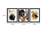 ΠΙΝΑΚΑΣ "ABSTRACT SHAPES" MEGAPAP 3 ΤΜΧ. ΣΕ ΠΛΑΙΣΙΟ 35X45X2ΕΚ.