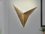 ΑΠΛΙΚΑ ΤΟΙΧΟΥ BIRD MEGAPAP ΜΕΤΑΛΛΙΚΗ ΧΡΩΜΑ ΧΡΥΣΟ VINTAGE 34X5X34ΕΚ.