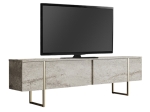 ΕΠΙΠΛΟ ΤΗΛΕΟΡΑΣΗΣ LUXE MEGAPAP ΧΡΩΜΑ TRAVERTINE - ΧΡΥΣΟ 180X30X50ΕΚ.