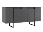 ΜΠΟΥΦΕΣ LUXE MEGAPAP ΧΡΩΜΑ ΑΝΘΡΑΚΙ 160X35X80ΕΚ.