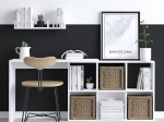 ΓΡΑΦΕΙΟ ΕΡΓΑΣΙΑΣ BLAKE MEGAPAP ΧΡΩΜΑ ΛΕΥΚΟ 145X45X74ΕΚ.