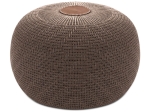 ΣΚΑΜΠΟ - ΠΟΥΦ KNIT MEGAPAP ΠΛΕΚΤΟ ΧΡΩΜΑ ΚΑΦΕ Φ47X35ΕΚ.