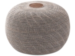 ΣΚΑΜΠΟ - ΠΟΥΦ KNIT MEGAPAP ΠΛΕΚΤΟ ΧΡΩΜΑ ΓΚΡΙ Φ47X35ΕΚ.