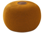 ΣΚΑΜΠΟ - ΠΟΥΦ KNIT MEGAPAP ΠΛΕΚΤΟ ΧΡΩΜΑ CINNAMON Φ47X35ΕΚ.