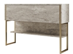 ΜΠΟΥΦΕΣ LUXE MEGAPAP ΧΡΩΜΑ TRAVERTINE - ΧΡΥΣΟ 120X30X80ΕΚ.