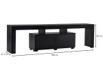 ΕΠΙΠΛΟ ΤΗΛΕΟΡΑΣΗΣ ENCLAVE MEGAPAP ΧΡΩΜΑ ΜΑΥΡΟ 180X31,3X50ΕΚ.