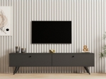 ΕΠΙΠΛΟ ΤΗΛΕΟΡΑΣΗΣ PARIS MEGAPAP ΧΡΩΜΑ ΑΝΘΡΑΚΙ 160X25X35ΕΚ.