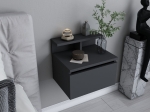 ΚΟΜΟΔΙΝΟ ΕΠΙΤΟΙΧΙΟ ARSEN MEGAPAP ΧΡΩΜΑ ΑΝΘΡΑΚΙ 39,8X31,9X35ΕΚ.