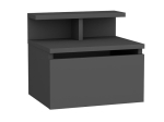 ΚΟΜΟΔΙΝΟ ΕΠΙΤΟΙΧΙΟ ARSEN MEGAPAP ΧΡΩΜΑ ΑΝΘΡΑΚΙ 39,8X31,9X35ΕΚ.