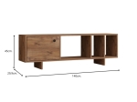 ΕΠΙΠΛΟ ΤΗΛΕΟΡΑΣΗΣ FOLSOM MEGAPAP ΧΡΩΜΑ ATLANTIC PINE 140X29,9X45ΕΚ.