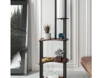 ΦΩΤΙΣΤΙΚΟ ΔΑΠΕΔΟΥ NOVA I MEGAPAP MDF - PVC ΥΦΑΣΜΑ ΧΡΩΜΑ ΚΑΡΥΔΙ - ΜΑΥΡΟ 50X30X140ΕΚ.
