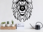 ΑΠΛΙΚΑ ΤΟΙΧΟΥ LION MEGAPAP E27 MDF ΧΡΩΜΑ ΜΑΥΡΟ 39X12X49ΕΚ.