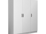 ΝΤΟΥΛΑΠΑ ΡΟΥΧΩΝ VICTORIA MEGAPAP ΤΡΙΦΥΛΛΗ ΧΡΩΜΑ ΛΕΥΚΟ 150X60X181ΕΚ.