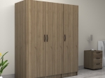ΝΤΟΥΛΑΠΑ ΡΟΥΧΩΝ VICTORIA MEGAPAP ΤΡΙΦΥΛΛΗ ΧΡΩΜΑ ΚΑΡΥΔΙ 150X60X181ΕΚ.