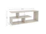 ΕΠΙΠΛΟ TV EDEN ΛΕΥΚΟ 100X29.6X40CM