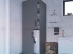 ΝΤΟΥΛΑΠΑ ΠΛΥΝΤΗΡΙΟΥ LAUNDRY ΓΡΑΦΙΡΗΣ 70X68X190CM
