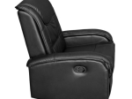 ΠΟΛΥΘΡΟΝΑ RELAX ΜΕ ΜΗΧΑΝΙΣΜΟ MASSAGE ROCCA HM0026.01 PU ΜΑΥΡΟ 80x96x97 εκ.
