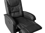 ΠΟΛΥΘΡΟΝΑ RELAX ΜΕ ΜΗΧΑΝΙΣΜΟ MASSAGE ROCCA HM0026.01 PU ΜΑΥΡΟ 80x96x97 εκ.