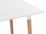 ΤΡΑΠΕΖΙ MINIMAL HM008.01 ΛΕΥΚΟ MDF, ΞΥΛΙΝΑ ΠΟΔΙΑ ΟΞΙΑ, 120Χ80X73Υ ΕΚ.