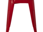 ΣΚΑΜΠΩ ΜΕΤΑΛΛΙΚΟ HM0096.14 MELITA ΣΕ ΚΟΚΚΙΝΟ 39x39x46 εκ.