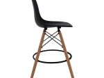 ΣΚΑΜΠΟ ΜΠΑΡ RENATA HM0173.02 ΜΑΥΡΟ 47x50x108Υ εκ.