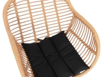 ΣΕΤ ΕΞΩΤΕΡΙΚΟΥ ΧΩΡΟΥ 3ΤΜΧ ALLEGRA HM10476 WICKER ΜΠΕΖ-ΜΕΤΑΛΛΟ ΜΑΥΡΟ