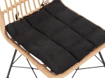 ΣΕΤ ΕΞΩΤΕΡΙΚΟΥ ΧΩΡΟΥ 3ΤΜΧ ALLEGRA HM10477 WICKER ΜΠΕΖ-ΜΕΤΑΛΛΟ ΜΑΥΡΟ