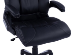 ΚΑΡΕΚΛΑ ΓΡΑΦΕΙΟΥ THORIN HM1050.01 ΜΕ MASSAGE ΜΑΥΡΗ HOMEMARKT 62x70x127Y εκ.