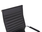 ΚΑΡΕΚΛΑ ΓΡΑΦΕΙΟΥ HM1059.31 ΜΑΥΡΟ PU BOSS ΔΙΕΥΘΥΝΤΟΥ ΠΟΔΙ ΧΡΩΜΙΟΥ 54x57x110Υεκ.