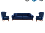 ΣΕΤ ΣΑΛΟΝΙ 3ΤΜΧ BENNINGTON ΜΠΛΕ HM11746.18