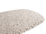 ΤΡΑΠΕΖΙ ΟΒΑΛ RODDEN HM11903.03 ΜΕ WERZALIT TERRAZZO-ΜΑΥΡΗ ΧΙΑΣΤΙ ΒΑΣΗ 146x94x75Υεκ