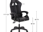 ΚΑΡΕΚΛΑ ΓΡΑΦΕΙΟΥ GAMING MANCER HM1194 ΜΑΥΡΟ PU-ΜΑΥΡΟ ΠΟΛΥΠΡΟΠΥΛΕΝΙΟ 59x69x125Υεκ.