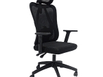 ΚΑΡΕΚΛΑ ΓΡΑΦΕΙΟΥ MEXER HM1195.01 ΜΑΥΡΟ MESH-ΜΕΤΑΛ.ΒΑΣΗ-NYLON ΣΚΕΛΕΤΟΣ 60x49x130Υεκ.
