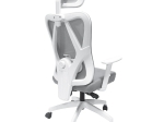 ΚΑΡΕΚΛΑ ΓΡΑΦΕΙΟΥ MEXER HM1195.02 ΓΚΡΙ MESH-ΜΕΤΑΛ.ΒΑΣΗ-ΣΚΕΛΕΤΟΣ ΛΕΥΚΟΣ 68x70x136Υεκ.