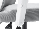 ΚΑΡΕΚΛΑ ΓΡΑΦΕΙΟΥ MEXER HM1195.02 ΓΚΡΙ MESH-ΜΕΤΑΛ.ΒΑΣΗ-ΣΚΕΛΕΤΟΣ ΛΕΥΚΟΣ 68x70x136Υεκ.