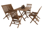 ΣΕΤ ΤΡΑΠΕΖΑΡΙΑΣ ΕΞΩΤ. ΧΩΡΟΥ 6ΤΜΧ KENDALL HM11954 ΜΑΣΙΦ ΞΥΛΟ TEAK ΦΥΣΙΚΟ