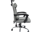 ΚΑΡΕΚΛΑ ΓΡΑΦΕΙΟΥ CRONER HM1196.02 ΓΚΡΙ MESH-ΜΕΤΑΛ.ΒΑΣΗ-NYLON ΣΚΕΛΕΤΟΣ 58x67x124Υεκ.