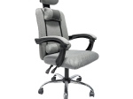 ΚΑΡΕΚΛΑ ΓΡΑΦΕΙΟΥ CRONER HM1196.02 ΓΚΡΙ MESH-ΜΕΤΑΛ.ΒΑΣΗ-NYLON ΣΚΕΛΕΤΟΣ 58x67x124Υεκ.