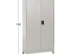 ΝΤΟΥΛΑΠΑ ΜΕΤΑΛΛΙΚΗ ΜΕ ΠΟΔΙΑ CLOD HM11998 2ΦΥΛΛΗ ΜΕ ΧΩΡΙΣΜΑ-ΑΝΟΙΧΤΟ ΓΚΡΙ 90Χ40Χ190Yεκ
