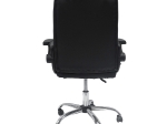 ΚΑΡΕΚΛΑ ΓΡΑΦΕΙΟΥ CANAN HM1201 ΜΑΥΡO PVC-ΜΑΥΡΟ NYLON-ΒΑΣΗ ΧΡΩΜΙΟΥ 66x61x105Υεκ.