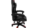 ΠΟΛΥΘΡΟΝΑ GAMING DARREN HM1203.01 ΜΑΥΡΟ-ΚΟΚΚΙΝΟ PVC & NYLON 51x49x125Υεκ.